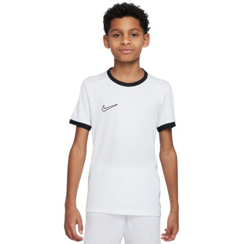 Koszulka dla dzieci Nike Dri-Fit Academy 25 SS biała FZ9758 100 Nike Team Koszulka dla dzieci Nike Dri-Fit Academy 25 SS biała FZ9758 100 Nike Team