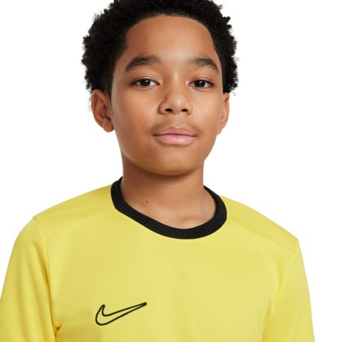 Koszulka dla dzieci Nike Dri-Fit Academy 25 SS żółta FZ9758 719 Nike Team Koszulka dla dzieci Nike Dri-Fit Academy 25 SS żółta FZ9758 719 Nike Team