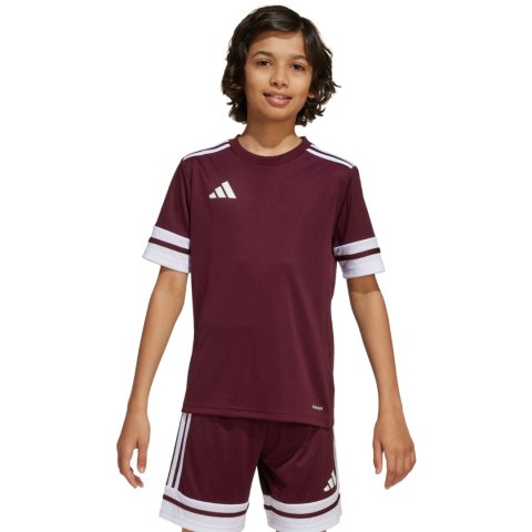Koszulka dla dzieci adidas Squadra 25 bordowa JC8667 Adidas teamwear