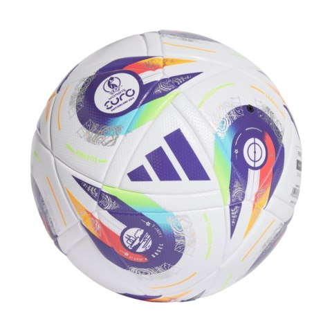 Piłka nożna adidas Women's Euro25 League biało-fioletowa JH1262 Adidas Piłka nożna adidas Women's Euro25 League biało-fioletowa JH1262 Adidas