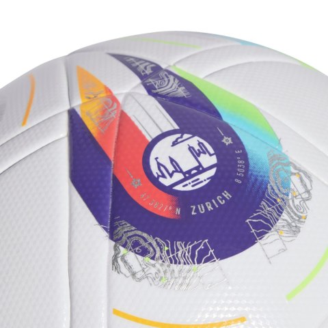 Piłka nożna adidas Women's Euro25 League biało-fioletowa JH1262 Adidas Piłka nożna adidas Women's Euro25 League biało-fioletowa JH1262 Adidas