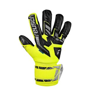 Rękawice bramkarskie Reusch Attrakt Freegel Silver Junior żołto-czarne 5572235 2025 Reusch