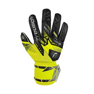 Rękawice bramkarskie Reusch Attrakt Silver Junior żółto-czarne 5572215 2025 Reusch