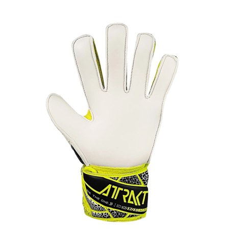Rękawice bramkarskie Reusch Attrakt Solid Junior żółto-czarne 5572515 2014 Reusch