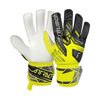 Rękawice bramkarskie Reusch Attrakt Solid żółto-czarne 5570515 2014 Reusch