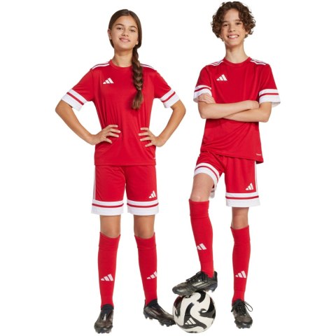 Spodenki dla dzieci adidas Squadra 25 czerwone JJ2416 Adidas teamwear Spodenki dla dzieci adidas Squadra 25 czerwone JJ2416 Adidas teamwear
