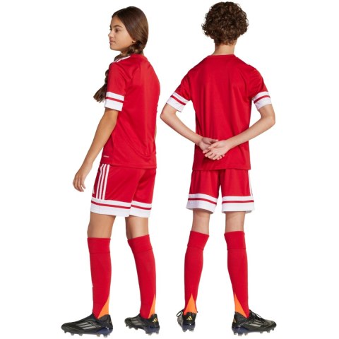 Spodenki dla dzieci adidas Squadra 25 czerwone JJ2416 Adidas teamwear Spodenki dla dzieci adidas Squadra 25 czerwone JJ2416 Adidas teamwear