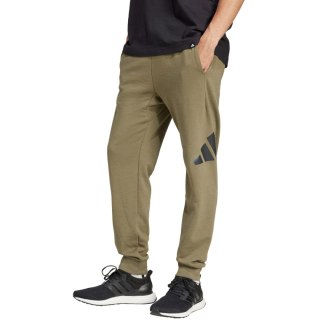 Spodnie męskie adidas Essentials Big Logo French Terry oliwkowe JE8970 Adidas