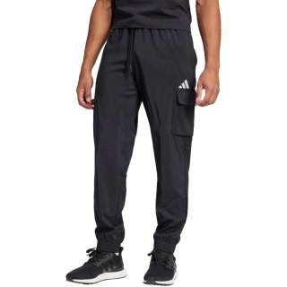 Spodnie męskie adidas Essentials Small Logo Cargo czarne JF3538 Adidas