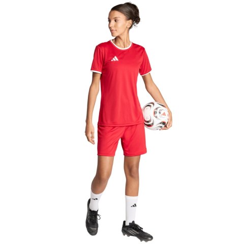 Spodenki damskie adidas Entrada 26 czerwone JZ2536 S Adidas teamwear