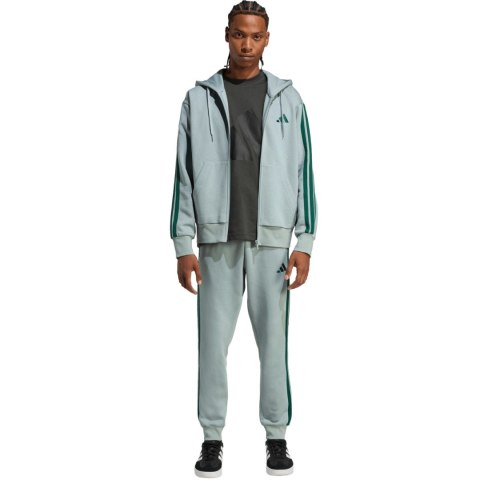 Spodnie męskie adidas Essentials 3-Stripes Fleece miętowe KD4836 S Adidas