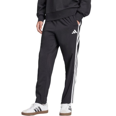 Spodnie męskie adidas Essentials 3-Stripes Stanford Open Hem czarne JC8491 M Adidas