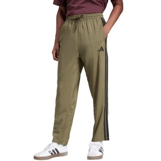 Spodnie męskie adidas Essentials 3-Stripes Stanford Open Hem oliwkowe JE6401 XL Adidas