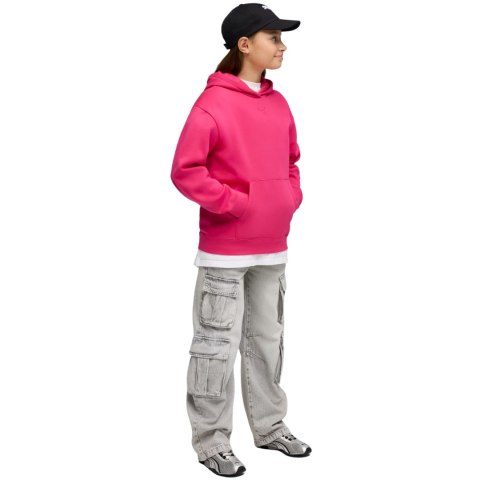 Bluza dla dzieci Puma ESS Centered Cat Logo Relaxed Hoodie fuksja 692973 59 152cm Puma