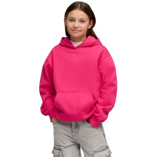Bluza dla dzieci Puma ESS Centered Cat Logo Relaxed Hoodie fuksja 692973 59 164cm Puma