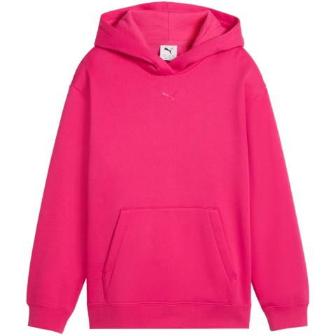 Bluza dla dzieci Puma ESS Centered Cat Logo Relaxed Hoodie fuksja 692973 59 164cm Puma