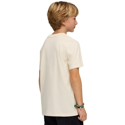 Koszulka dla dzieci Puma ESS Small No.1 Logo Centered Tee beżowa 692975 87 164cm Puma