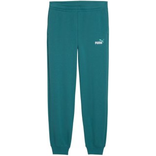 Spodnie dla dzieci Puma ESS 2 Color No.1 Logo zielone 693892 41 140cm Puma