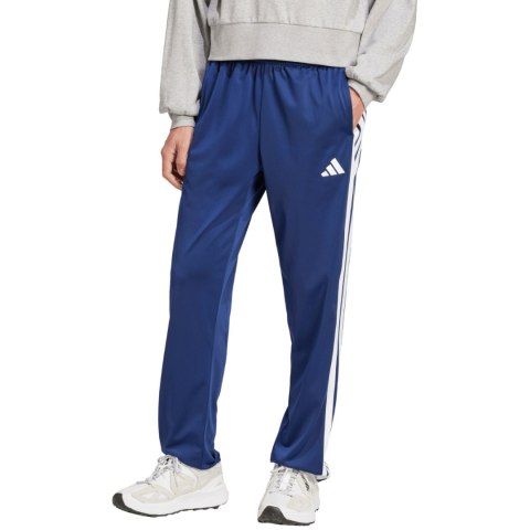 Spodnie męskie adidas 3-Stripes Tricot Regular Fit Open Hem niebieskie JI8803 S Adidas