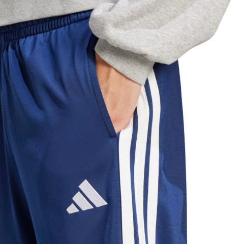 Spodnie męskie adidas 3-Stripes Tricot Regular Fit Open Hem niebieskie JI8803 S Adidas