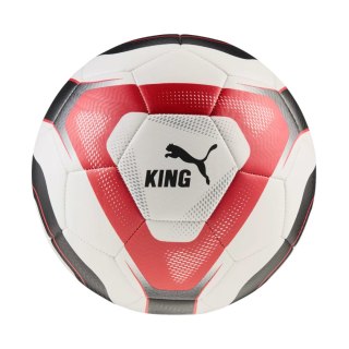 Piłka nożna Puma AC Milan King biało-czerwono-czarna 85011 01 5 Puma