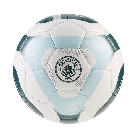 Piłka nożna Puma MCFC King biało-zielono-niebieska 85013 01 5 Puma