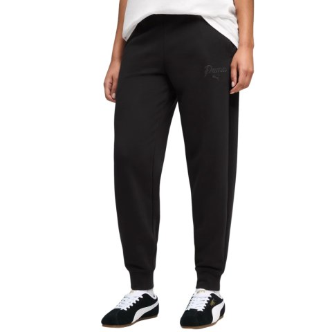 Spodnie damskie Puma ESS Script Comfort czarne 691763 01 M Puma