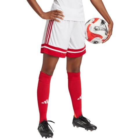 Spodenki damskie adidas Squadra 25 biało-czerwone JJ0020 2XL Adidas teamwear