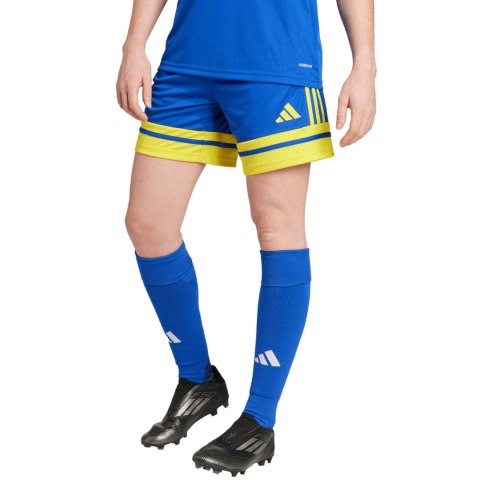 Spodenki damskie adidas Squadra 25 niebiesko-żółte JN5408 S Adidas teamwear