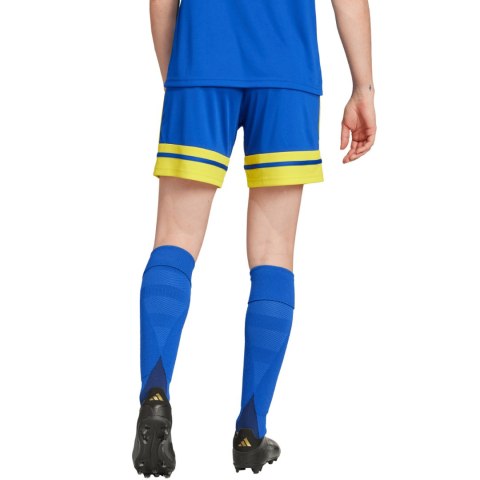 Spodenki damskie adidas Squadra 25 niebiesko-żółte JN5408 S Adidas teamwear