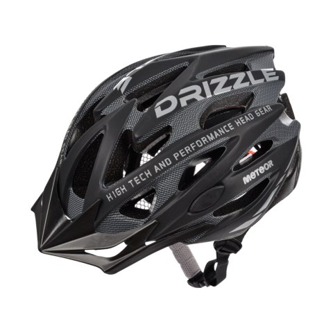 Kask rowerowy Meteor MV29 Drizzle M 55-58 cm czarno-ciemnoszary 24711 Meteor