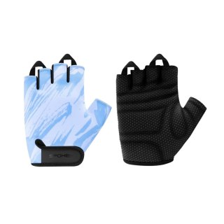 Rękawiczki rowerowe Spokey Ride czarno-niebieskie 946568-946569-946570 L Spokey