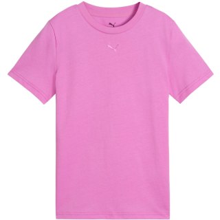 Koszulka dla dzieci Puma ESS Centered Cat Logo Tee różowa 692972 74 140cm Puma