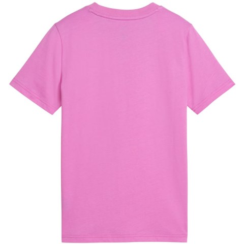 Koszulka dla dzieci Puma ESS Centered Cat Logo Tee różowa 692972 74 140cm Puma