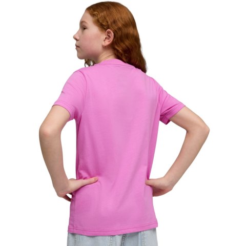 Koszulka dla dzieci Puma ESS Centered Cat Logo Tee różowa 692972 74 140cm Puma