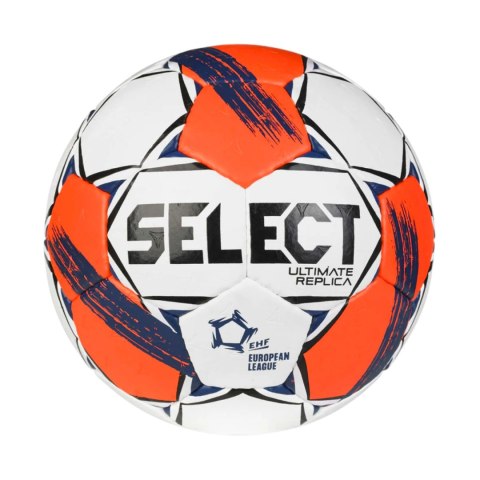 Piłka ręczna Select Ultimate European League Replic 0 v25 EHF biało-pomarańczowa 13521 Select