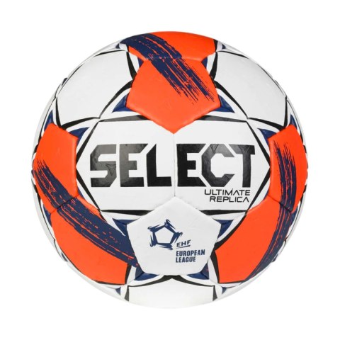 Piłka ręczna Select Ultimate European League Replic 1 v25 EHF biało-pomarańczowa 13521 1 Select