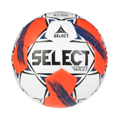 Piłka ręczna Select Ultimate European League Replic 1 v25 EHF biało-pomarańczowa 13521 1 Select