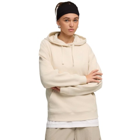 Bluza damska Puma ESS Elevated Comfort Hoodie kremowa 691814 87 L Puma