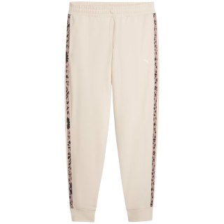 Spodnie damskie Puma ESS Graphic Animal Comfort beżowe 692464 87 XL Puma