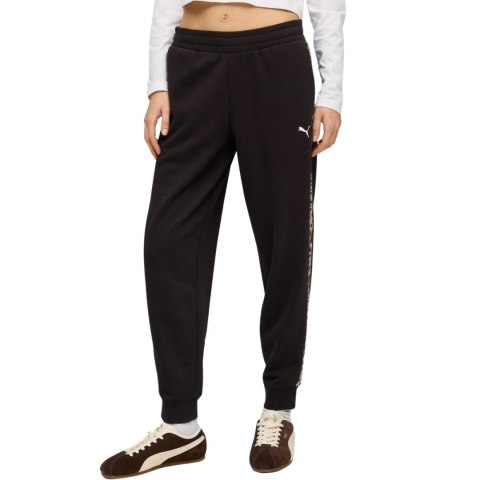 Spodnie damskie Puma ESS Graphic Animal Comfort czarne 692464 01 L Puma