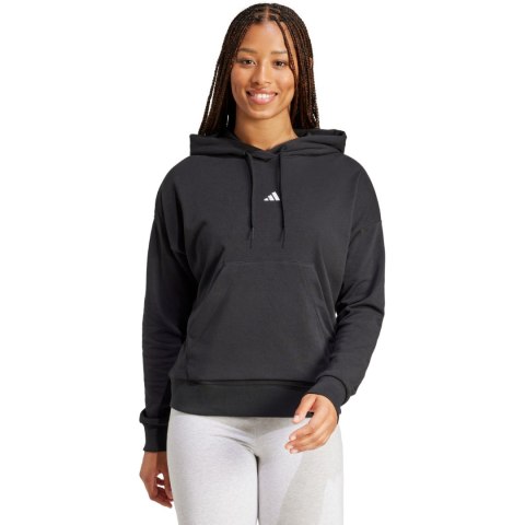 Bluza damska adidas Essentials Small Logo French Terry czarna JD7989 Adidas