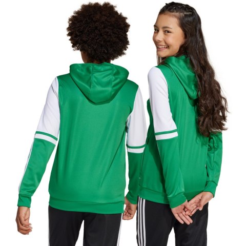 Bluza dla dzieci adidas Squadra 25 Hoody zielono-biała JP3163 Adidas teamwear