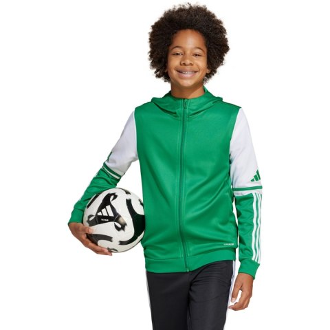 Bluza dla dzieci adidas Squadra 25 Hoody zielono-biała JP3163 Adidas teamwear