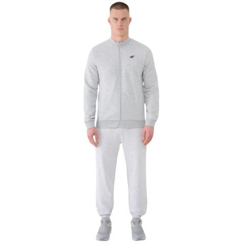 Bluza męska 4F M1463 chłodny jasny szary melanż 4FWMM00TSWSM1463 27M 4F Bluza męska 4F M1463 chłodny jasny szary melanż 4FWMM00TSWSM1463 27M 4F