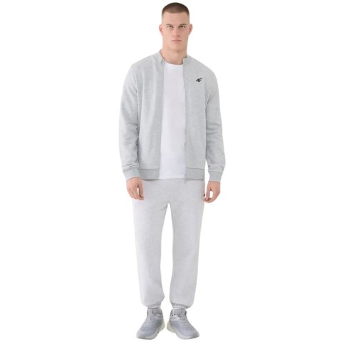 Bluza męska 4F M1463 chłodny jasny szary melanż 4FWMM00TSWSM1463 27M 4F Bluza męska 4F M1463 chłodny jasny szary melanż 4FWMM00TSWSM1463 27M 4F