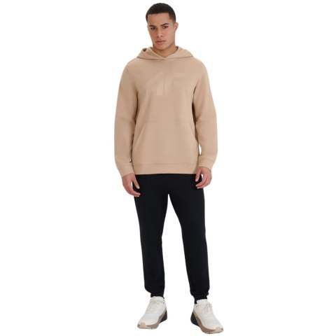 Bluza męska 4F M1621 beżowa 4FWSS25TSWSM1621 83S 4F Bluza męska 4F M1621 beżowa 4FWSS25TSWSM1621 83S 4F