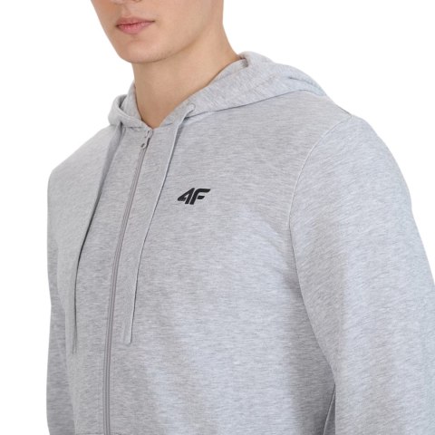 Bluza męska 4F M1768 chłodny jasny szary melanż 4FWMM00TSWSM1768 27M 4F Bluza męska 4F M1768 chłodny jasny szary melanż 4FWMM00TSWSM1768 27M 4F