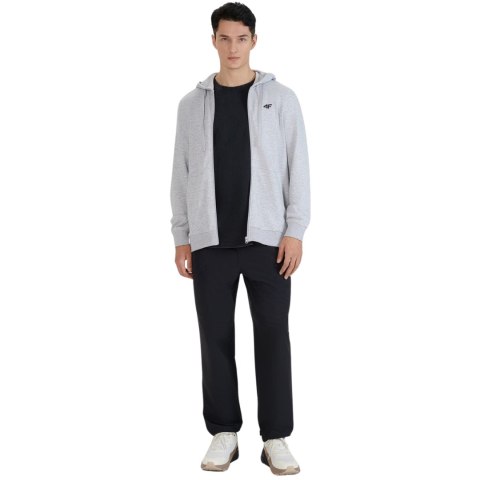 Bluza męska 4F M1768 chłodny jasny szary melanż 4FWMM00TSWSM1768 27M 4F Bluza męska 4F M1768 chłodny jasny szary melanż 4FWMM00TSWSM1768 27M 4F