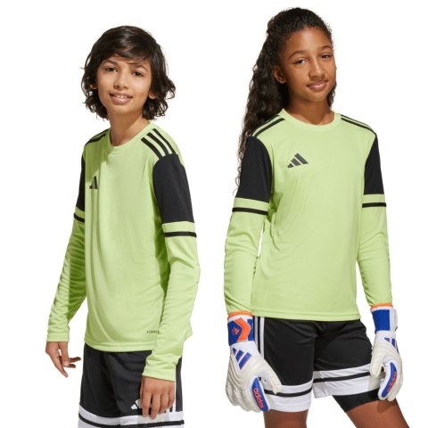 Koszulka bramkarska dla dzieci adidas Squadra 25 Long Sleeve limonkowa JJ1940 Adidas teamwear